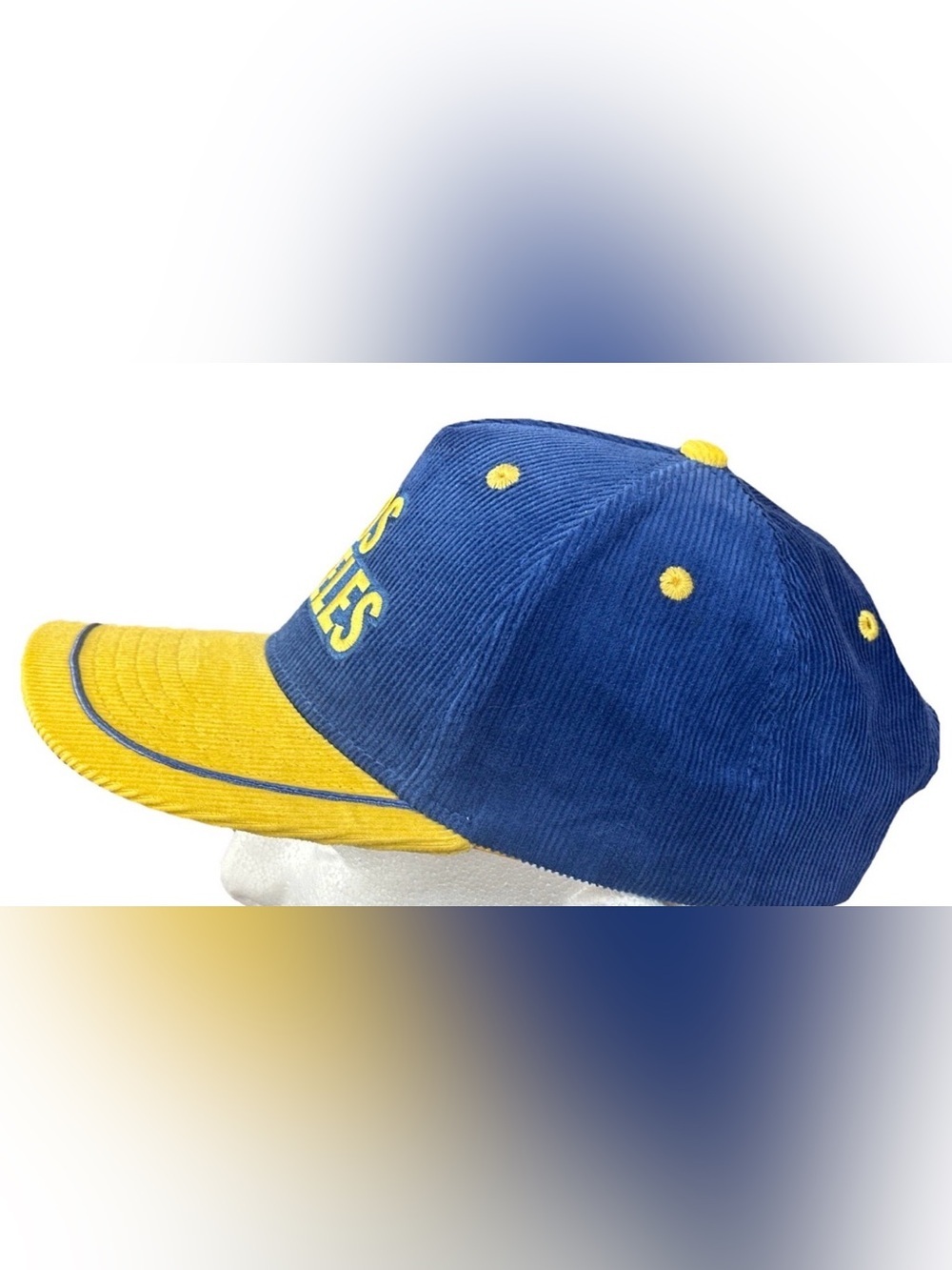 RARE HTF Los Angeles Rams x Bud Light Tapacho Corduroy Promotional Snapback Hat - Picture 2 of 7